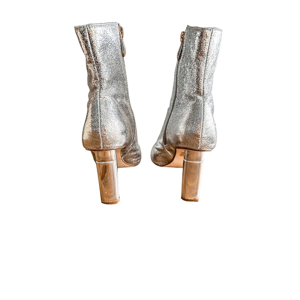 Cape Robbin Silver Metallic Athena Ankle Boot - Picture 9 of 11